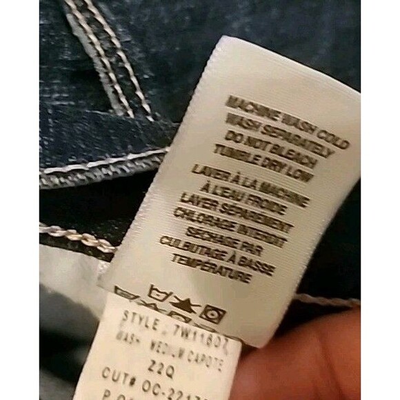 Lucky Brand Womens Jean 10/30 Straight Sofia Skinny Medium Wash Denim Capote - Picture 8 of 12